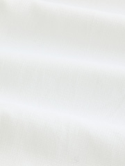 White Regular Fit Signature 100% Cotton with Textured Smart Shirt - Image 6 of 6