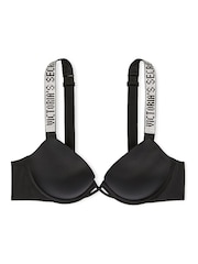Victoria's Secret Black Push Up Shine Strap Bra - Image 3 of 3