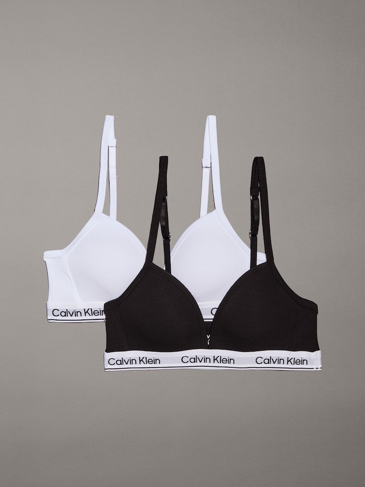 Calvin Klein Moderner Triangel-BH aus Baumwolle 2er-Pack - Bild 1 von 7