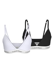 Calvin Klein Moderner Triangel-BH aus Baumwolle 2er-Pack - Bild 7 von 7