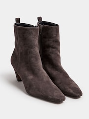 Long Tall Sally Black Mid Heel Ankle Boots - Image 2 of 5