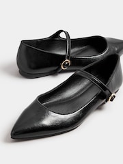 črna - Long Tall Sally Flat Point Mary Jane čevlji - Slika 4 iz 5