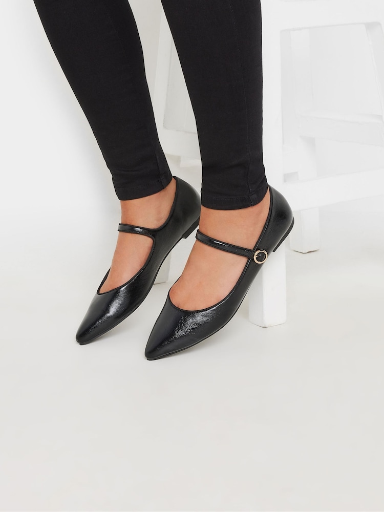 črna - Long Tall Sally Flat Point Mary Jane čevlji - Slika 5 iz 5