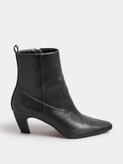 Preto - Long Tall Sally Mid Heel Ankle Boots - Imagem 1 de 5