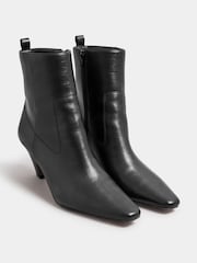 Preto - Long Tall Sally Mid Heel Ankle Boots - Imagem 2 de 5