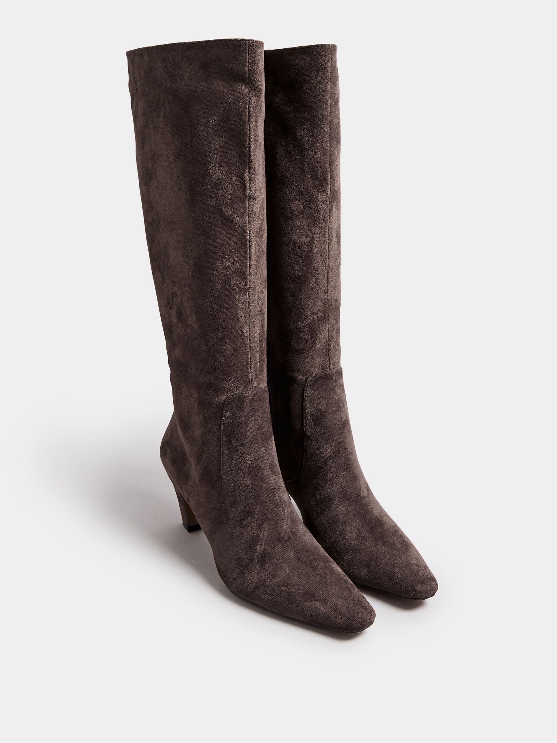 Long Tall Sally Knee Micro Kitten Knee High Boots from Next United Arab Emirates