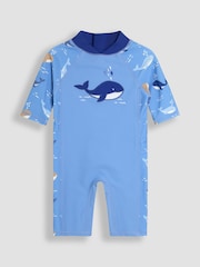 JoJo Maman Bébé Blue Sun Protection Suit - Image 1 of 3