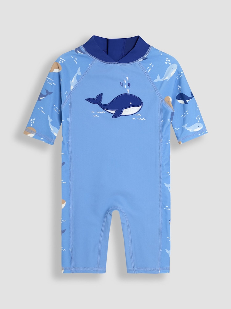 JoJo Maman Bébé Blue Sun Protection Suit - Image 1 of 3