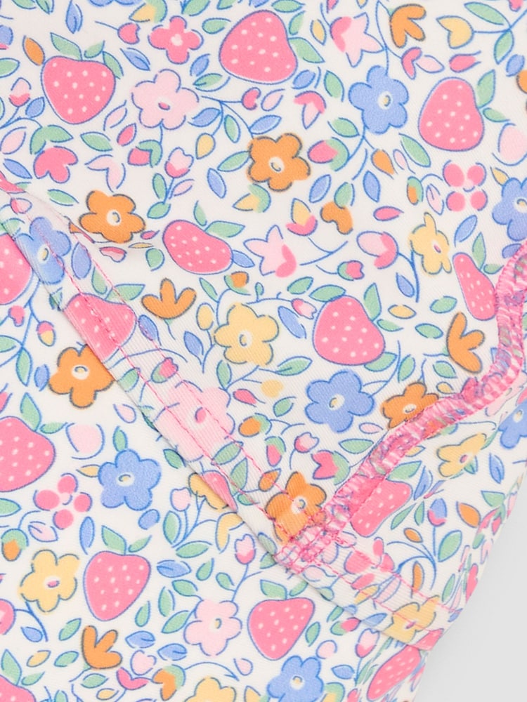 JoJo Maman Bébé Pink Sun Protection Hat - Image 3 of 3