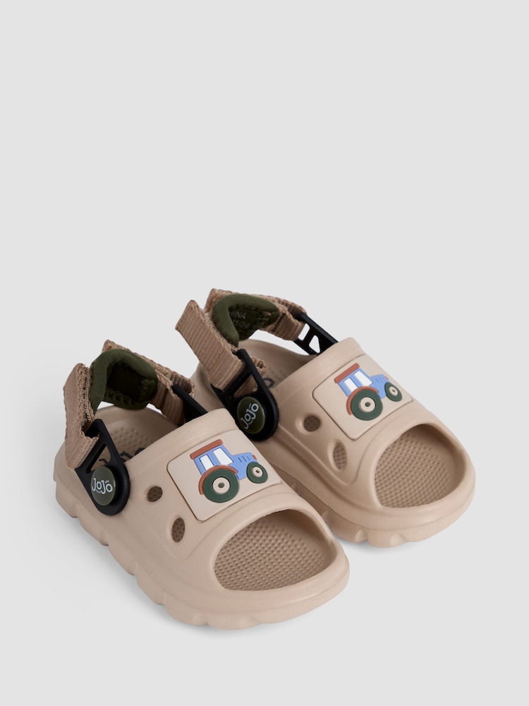 JoJo Maman Bébé Stone Slip-On Sandals - Image 1 of 4