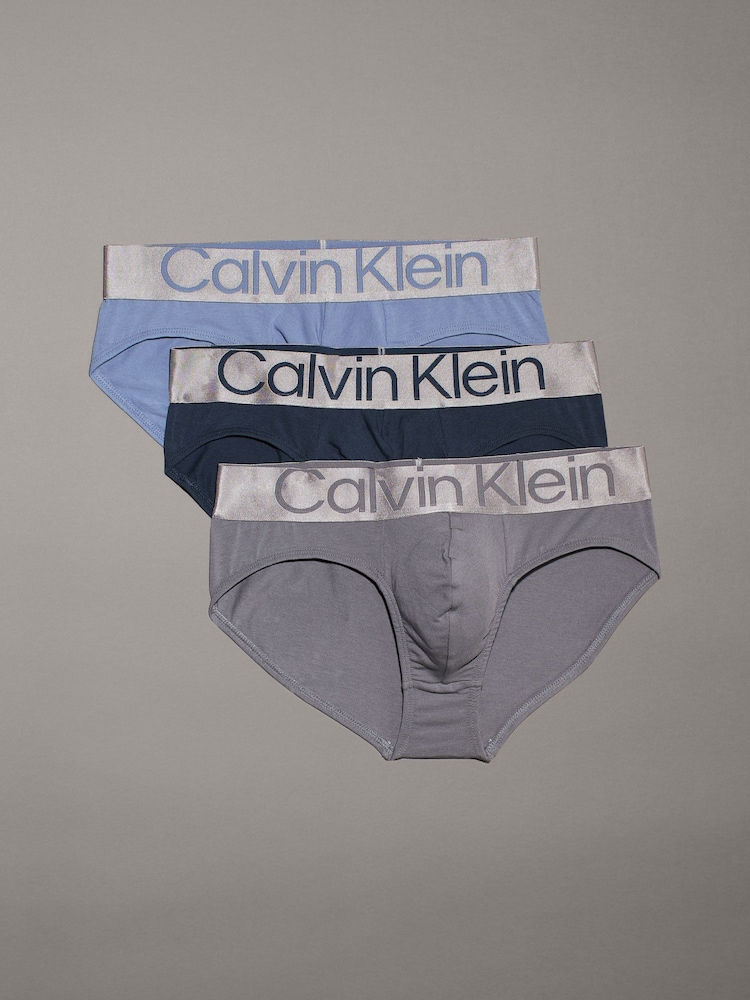 Calvin Klein Black Hip Briefs 3 Pack - Image 1 of 5 Calvin Klein Black Hip Briefs 3 Pack - Image 1 of 5