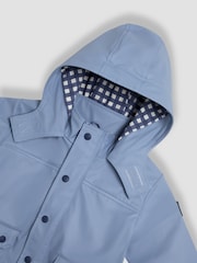 JoJo Maman Bébé Blue Fishermans Jacket - Image 3 of 4