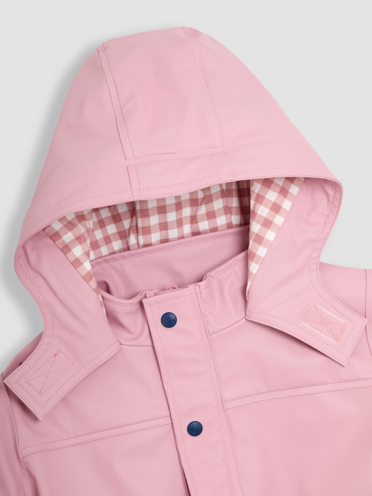 JoJo Maman Bébé Dusky Pink Fishermans Jacket - Image 3 of 3