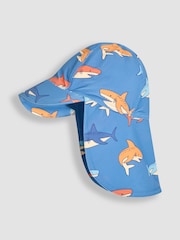 JoJo Maman Bébé Blue Sun Protection Hat - Image 1 of 3