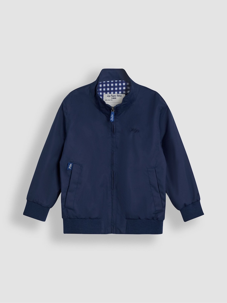 JoJo Maman Bébé Navy Cotton Jacket - Image 1 of 5