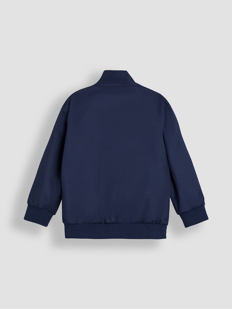 JoJo Maman Bébé Navy Cotton Jacket - Image 2 of 5