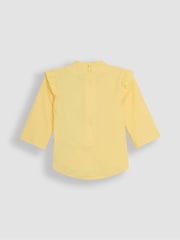 JoJo Maman Bébé Yellow Appliqué Sun Protection Rash Vest - Image 2 of 3