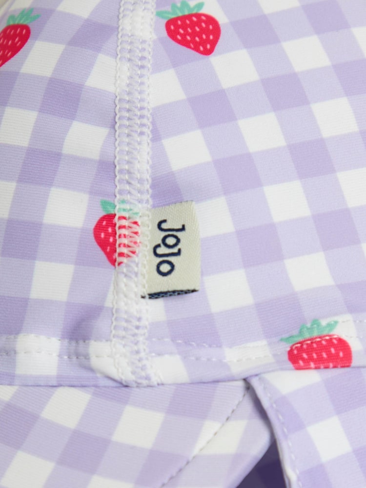 JoJo Maman Bébé Lilac Sun Protection Hat - Image 3 of 3