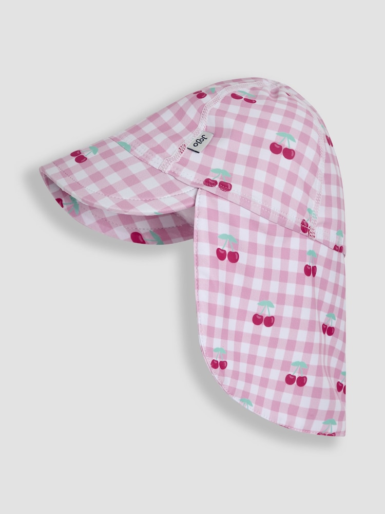 JoJo Maman Bébé Pink Sun Protection Hat - Image 1 of 3