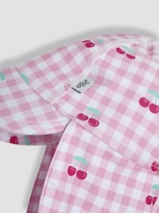 JoJo Maman Bébé Pink Sun Protection Hat - Image 2 of 3