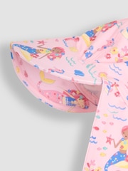 JoJo Maman Bébé Pale Pink Sun Protection Hat - Image 2 of 3