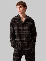 Calvin Klein Black 100% Cotton Long Sleeved Button Down Shirt - Image 1 of 5
