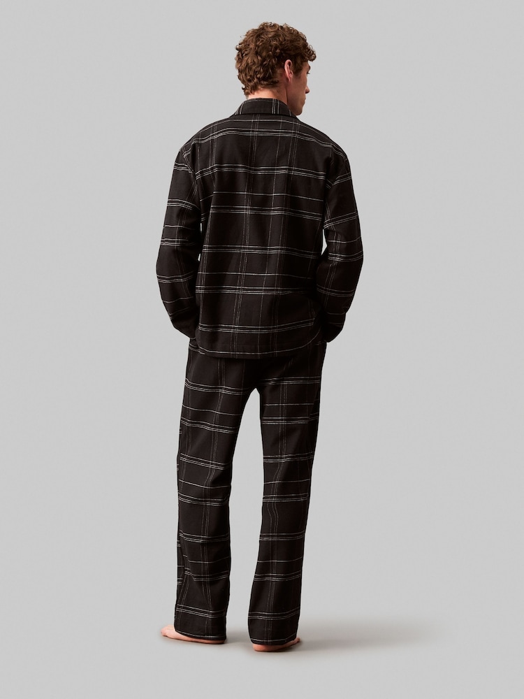 Calvin Klein Black 100% Cotton Long Sleeved Button Down Shirt - Image 2 of 5