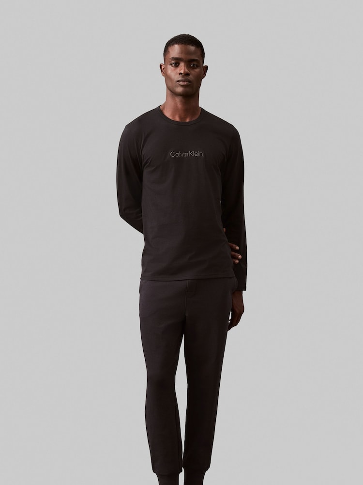Calvin Klein Black Joggers - Image 2 of 4