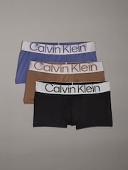 Calvin Klein Black Low Rise Trunks 3 Pack - Image 1 of 4