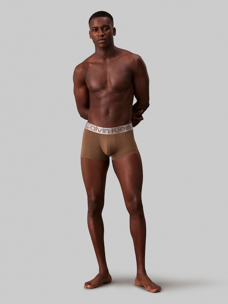 Calvin Klein Black Low Rise Trunks 3 Pack - Image 2 of 4