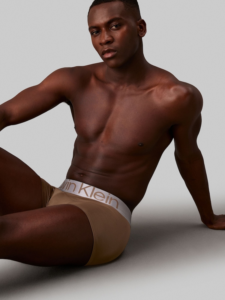 Calvin Klein Black Low Rise Trunks 3 Pack - Image 4 of 4