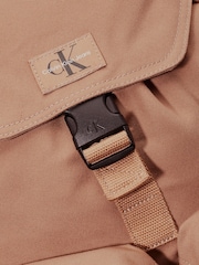 Calvin Klein Brown Sport Essentials Flap Backpack - Image 4 of 4