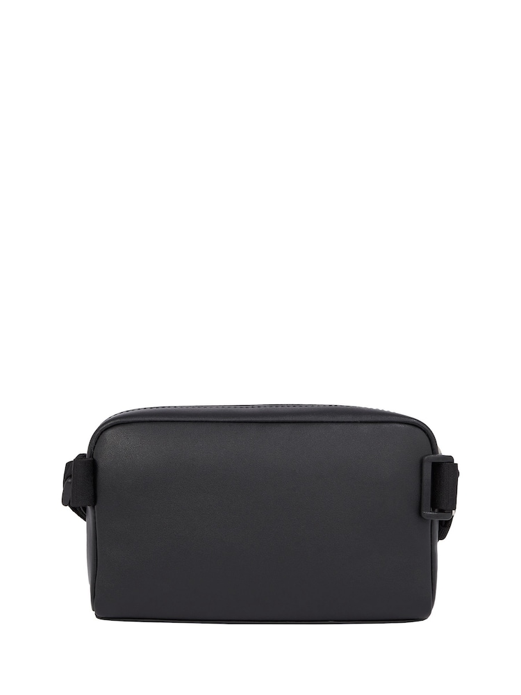 Calvin Klein Black Monogram Soft Camera Bag - Image 2 of 5 Calvin Klein Black Monogram Soft Camera Bag - Image 2 of 5