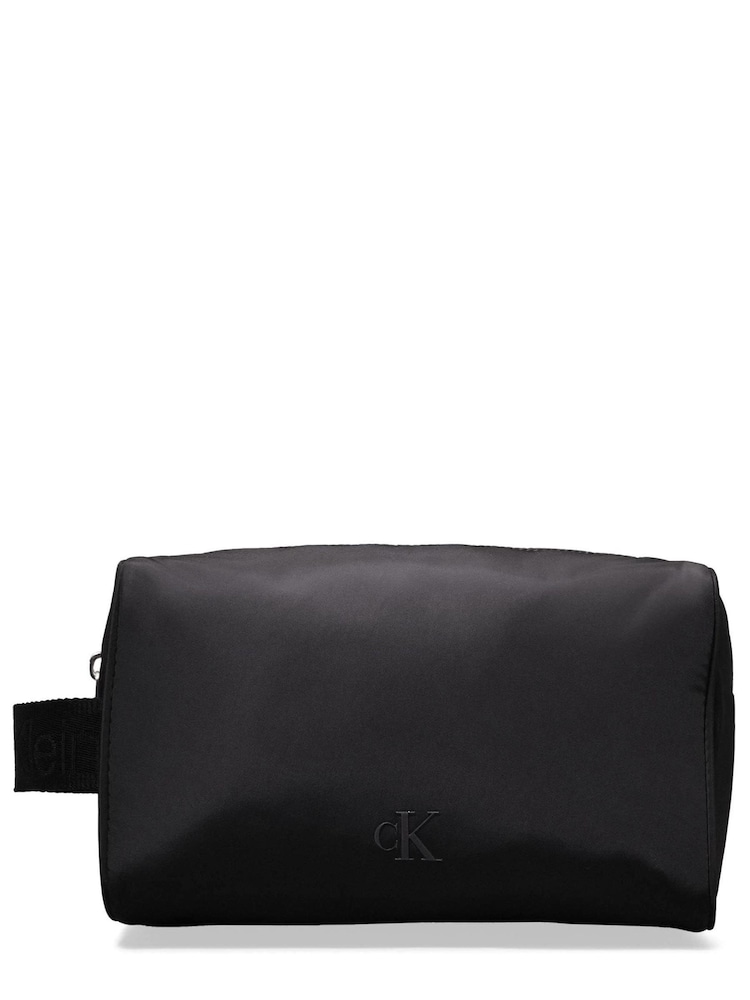 Calvin Klein Black Pebble Black Washbag - Image 1 of 4