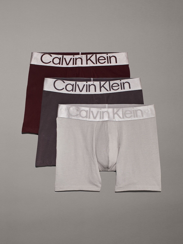 Calvin Klein Black Boxer Briefs 3 Pack - Image 1 of 4 Calvin Klein Black Boxer Briefs 3 Pack - Image 1 of 4