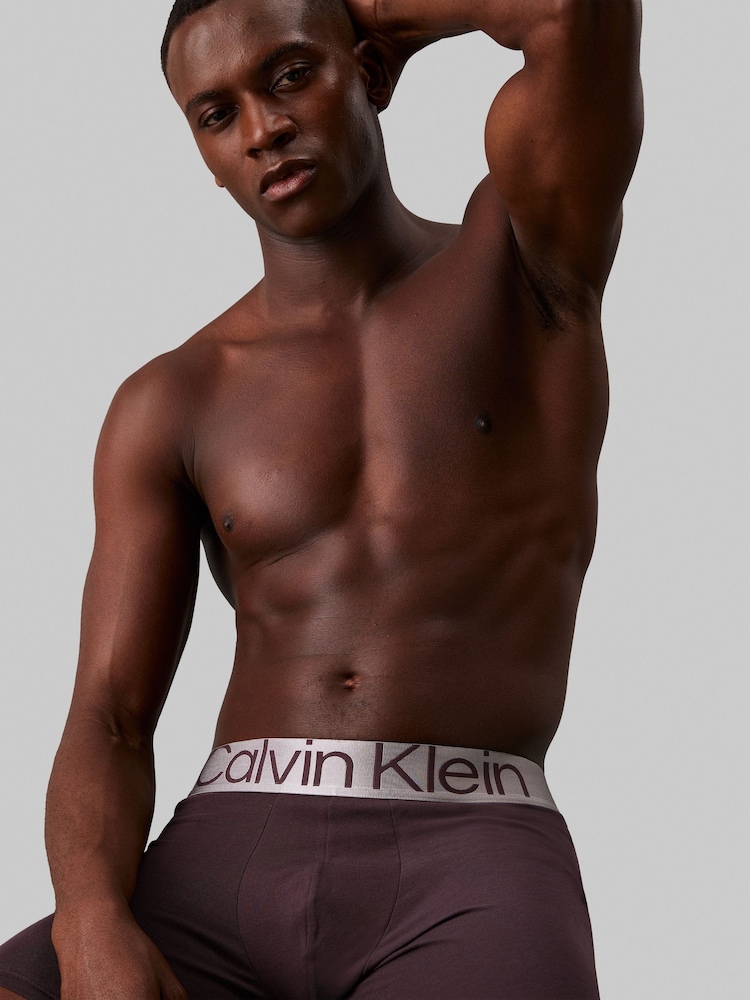 Calvin Klein Black Boxer Briefs 3 Pack - Image 4 of 4 Calvin Klein Black Boxer Briefs 3 Pack - Image 4 of 4