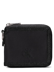 Calvin Klein Black Square Zip Wallet - Image 1 of 1