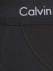 Calvin Klein Black multi Cotton Stretch Hip 3-Pack Boxer Briefs - Image 6 of 6