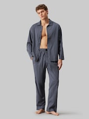 Calvin Klein Cotton Long Sleeved Button Down And Trousers Set - Image 1 of 7