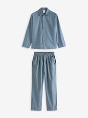 Calvin Klein Cotton Long Sleeved Button Down And Trousers Set - Image 5 of 7