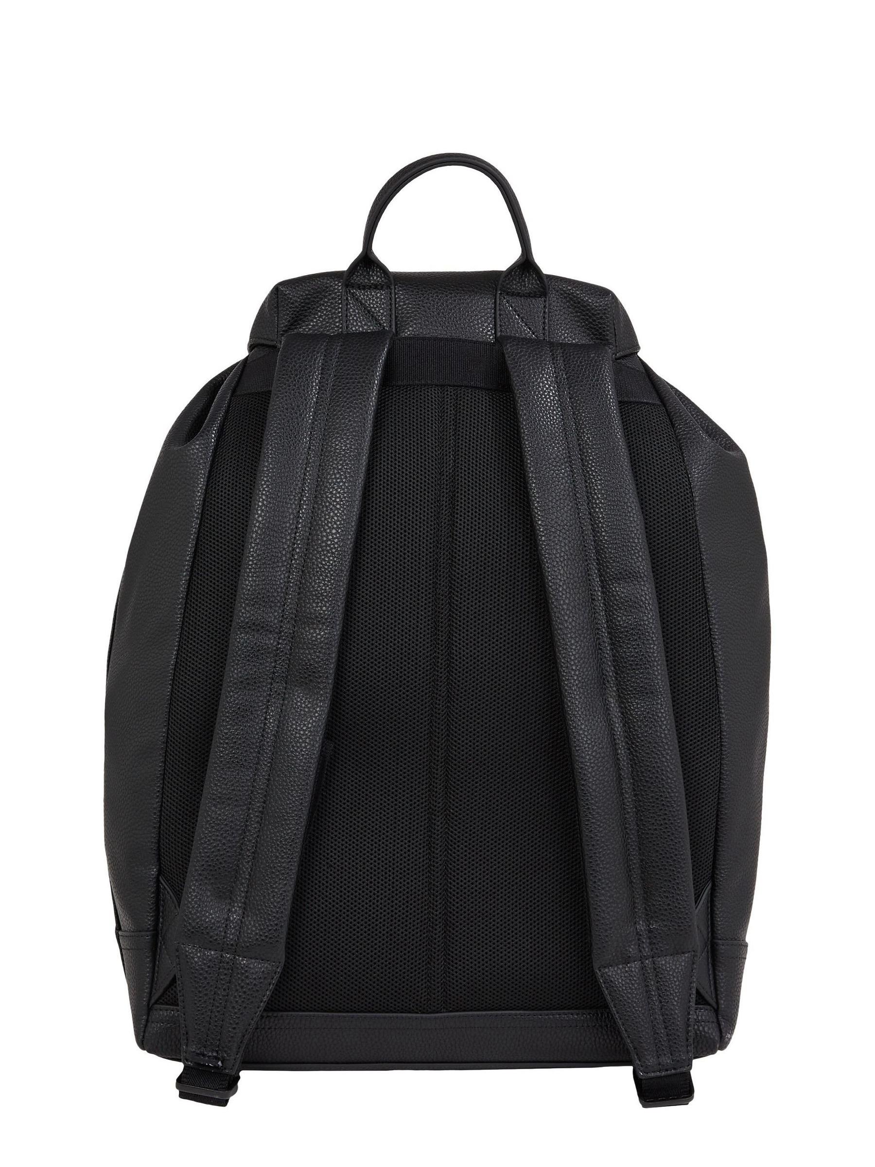 Buy Calvin Klein Black Over Webbing Flap Backpack from Next USA