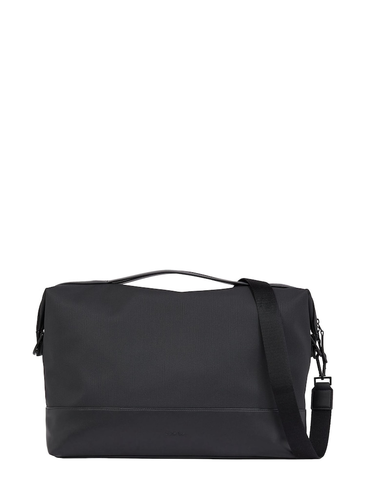 Calvin Klein Black Technical Weekender Bag - Image 1 of 4