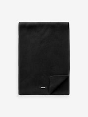 Calvin Klein Классический хлопковый ребристый шарф - Изображение 1 из 3