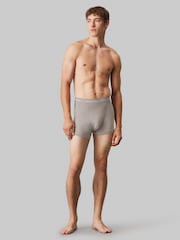 Calvin Klein Grey/Red Trunks 3 Pack - Image 3 of 5