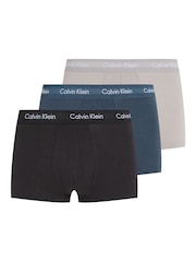 Черный/синий/серый - Набор из 3 боксеров-Calvin Klein - Изображение 1 из 5