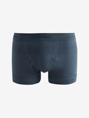 Calvin Klein Black/Blue/Navy 100% Cotton Heritage Stretch Boxers 3 Pack - Image 4 of 4
