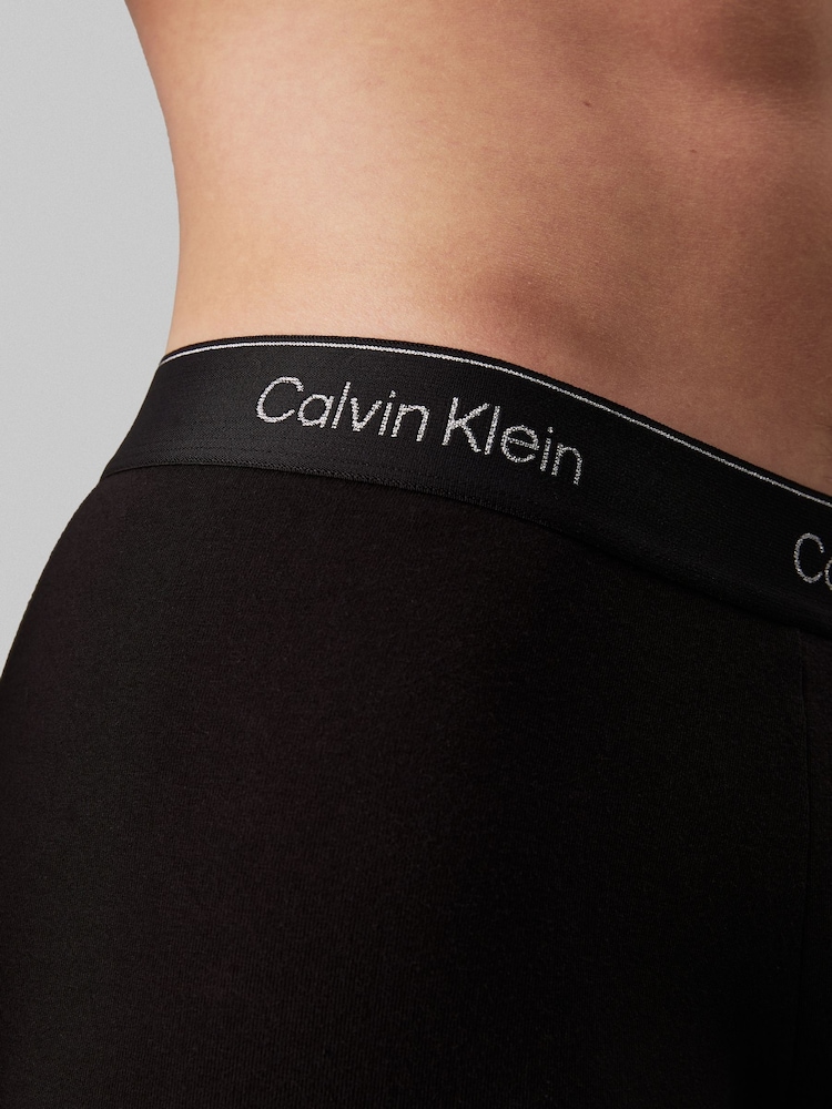 Calvin Klein Black Trunks 3 Pack - Image 4 of 4