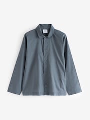 Calvin Klein Light Blue 100% Cotton Long Sleeved Button Down Pyjama Top - Image 5 of 5