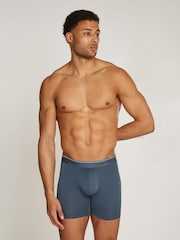 Calvin Klein Blue Boxer Briefs 3 Pack - Image 2 of 7