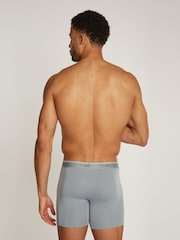 Calvin Klein Blue Boxer Briefs 3 Pack - Image 3 of 7